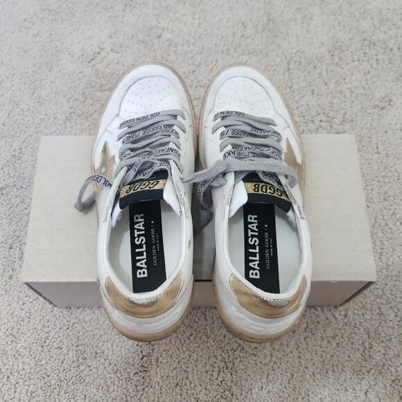 Golden Goose Deluxe Brand Women's Ball Star with gold star and heel tab size 37 - Picture 4 of 8